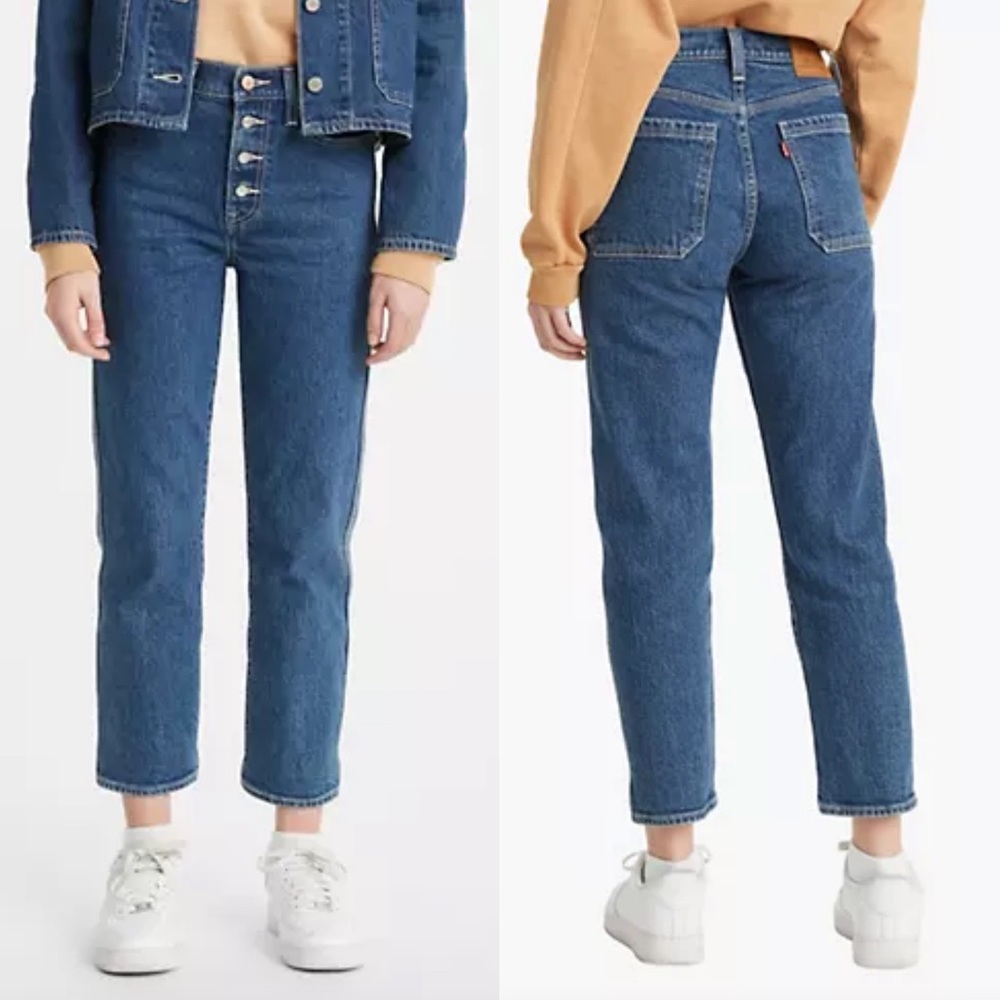 • Levi’s • Wedgie Straight Leg Utility Jeans Middle Sister